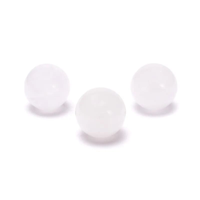 Feng Shui Rock Crystal Sphere --package Of 3 Pcs - 3 Cm