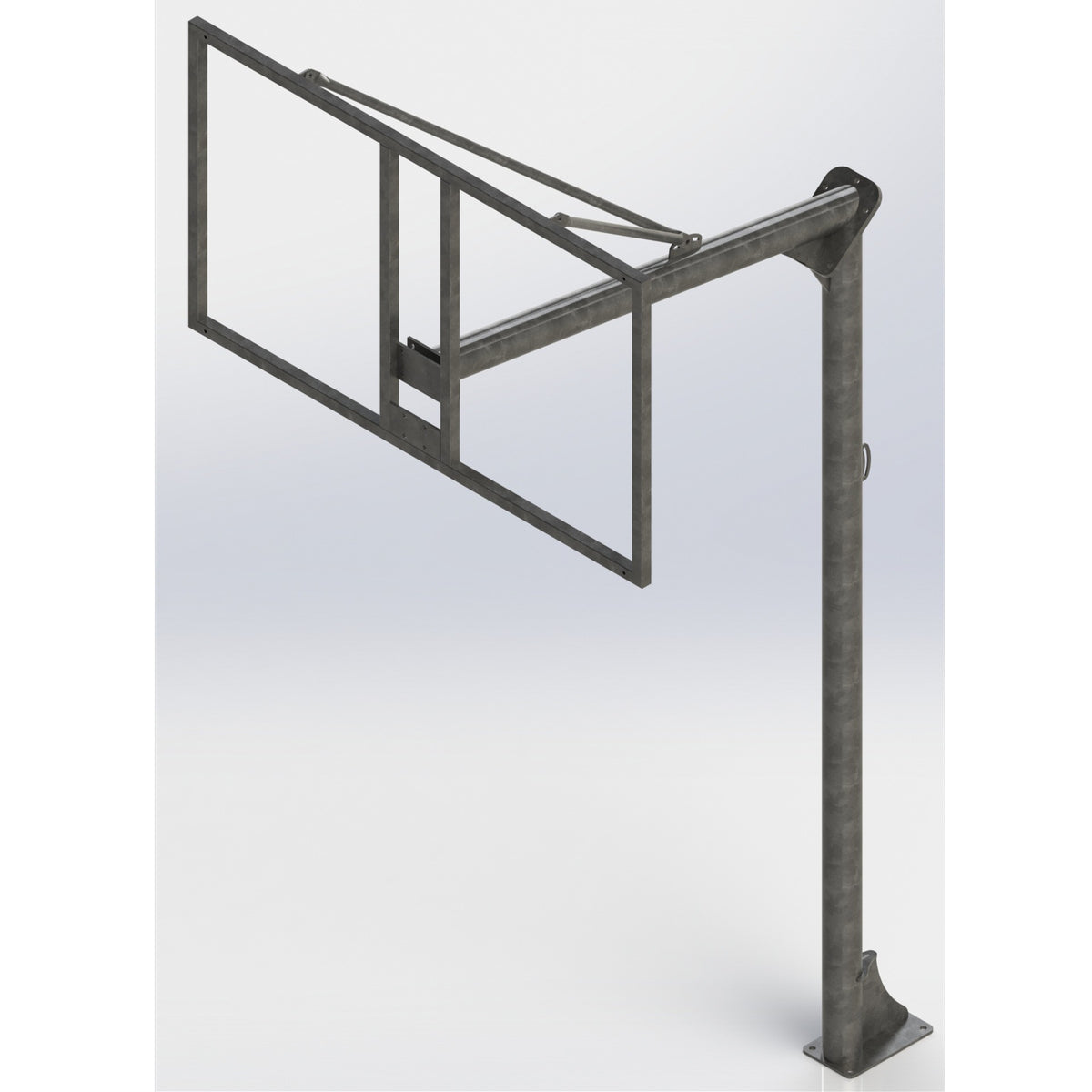 Socraigh Fonsa Cispheil Galvanized Le Feadán 114 Mm Seasta Le Bonn Ancaire - Gan Cúlchláir ná Fonsaí