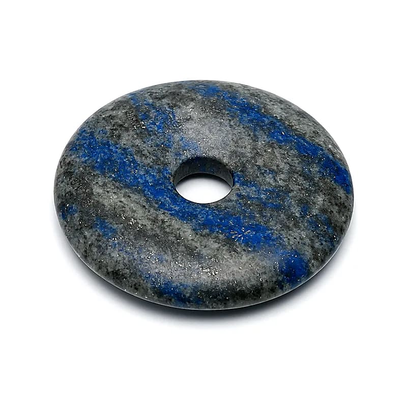 Donut Lapis Lazuli bez sznurka - 5,0 cm, zestaw 2 szt