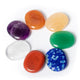 Mini piedras de preocupación de los 7 chakras - 2,5 x 2 x 0,6 cm