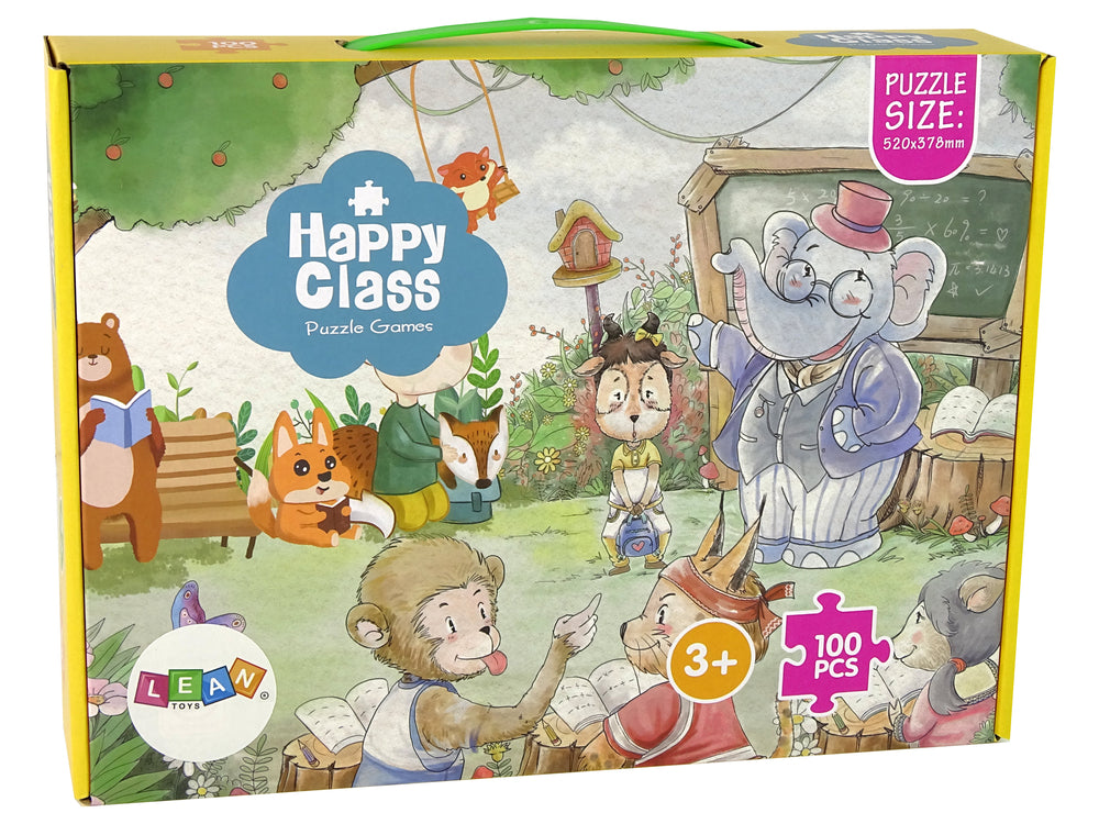 Puzzle School For Animals 100 Pieces