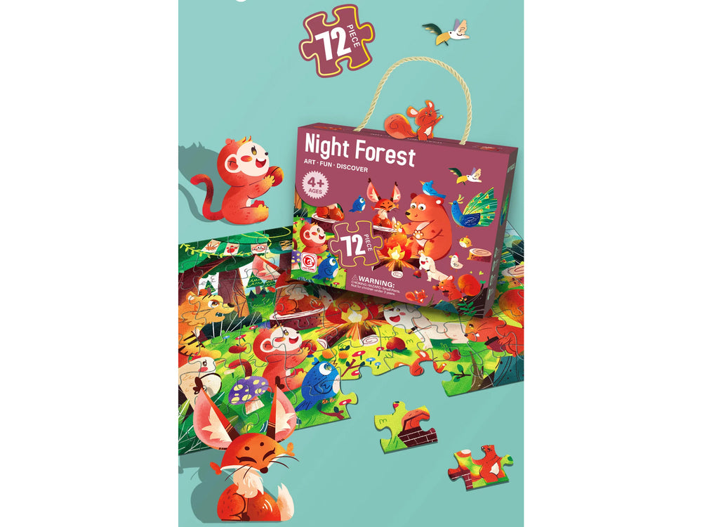 Puzzle For Kids Forest Animals Puzzle 72 Elem