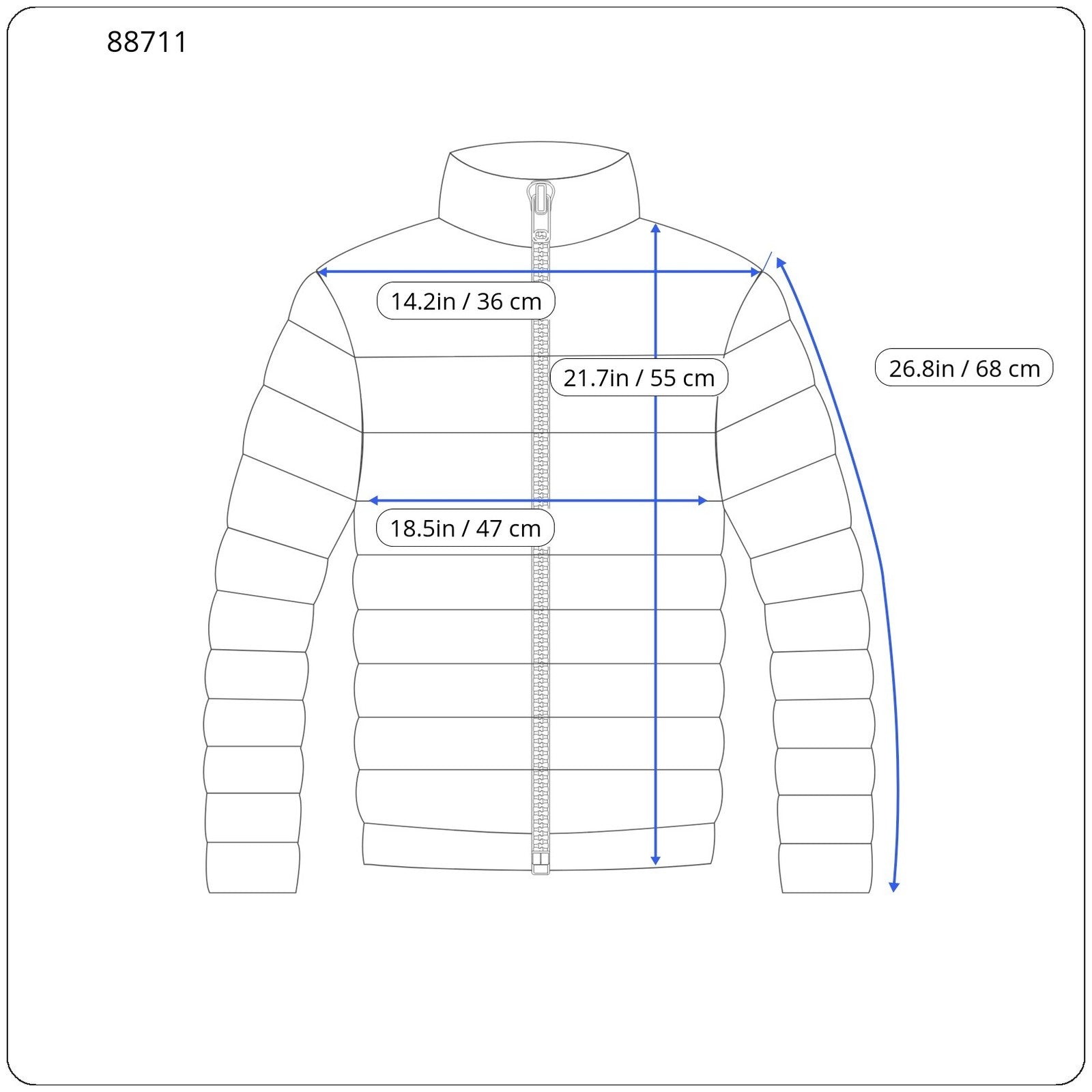 Desigual Padded Nicole Giacca da donna con foglie ricamate bianche Full Zip