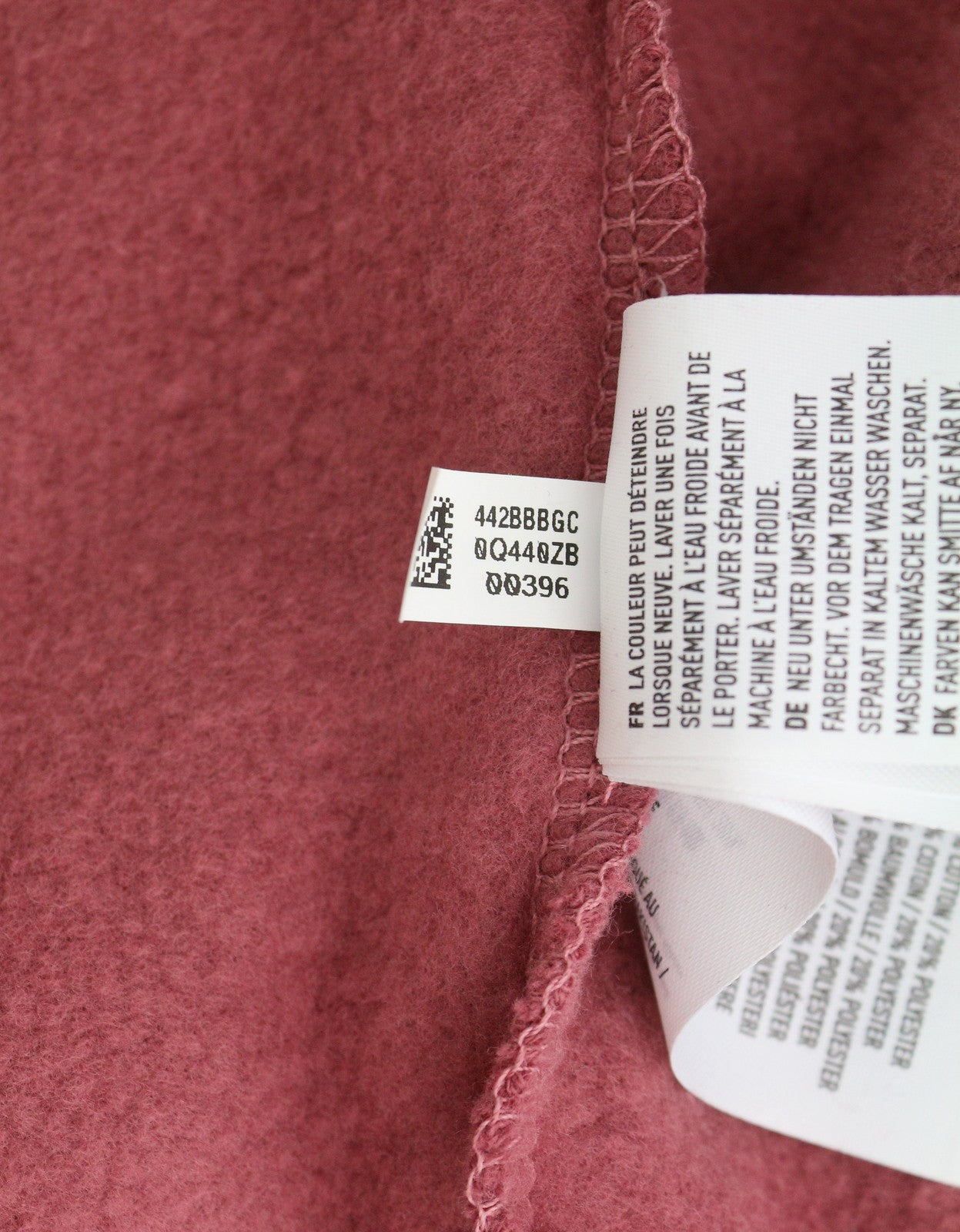 Felpa con cappuccio da uomo American Eagle Outfitters, tasca a marsupio rossa sbiadita, morbida da indossare
