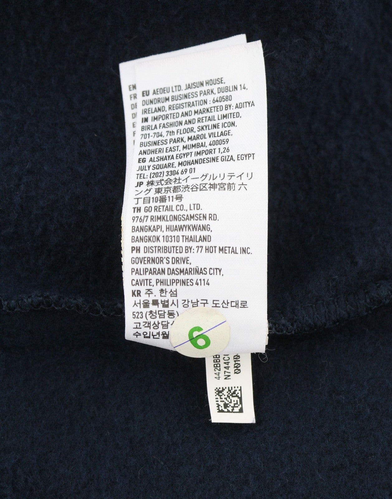 American Eagle Outfitters Men Hoodiedark Blue Kangaroo Pocket Super Soft