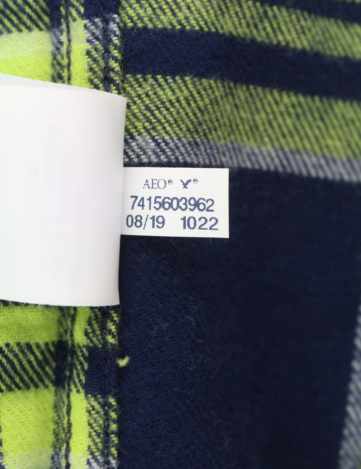 American Eagle Outfitters Men Shirtflannel Plaid Button-up Casual