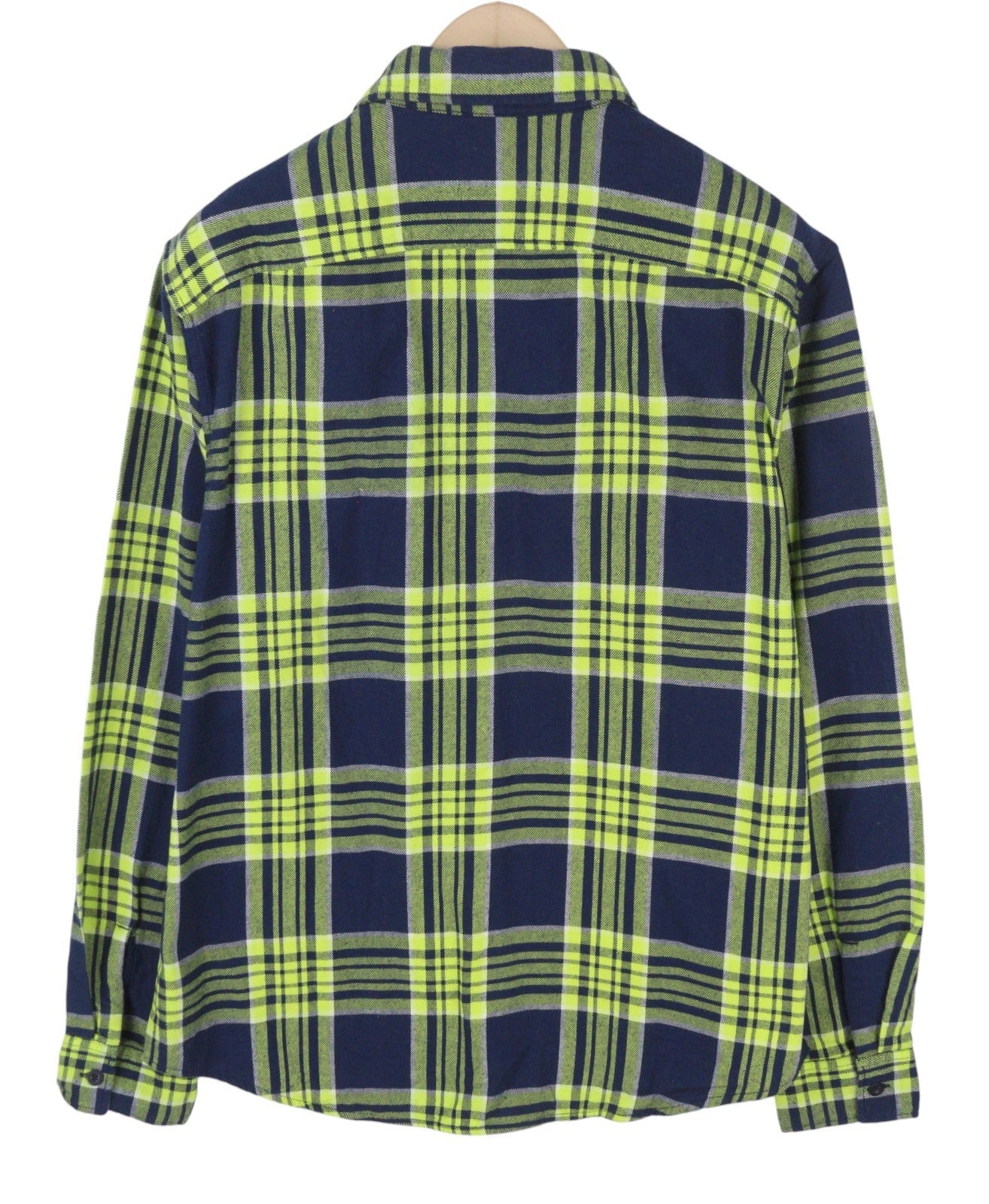 American Eagle Outfitters Men Shirtflannel Plaid Button-up Casual