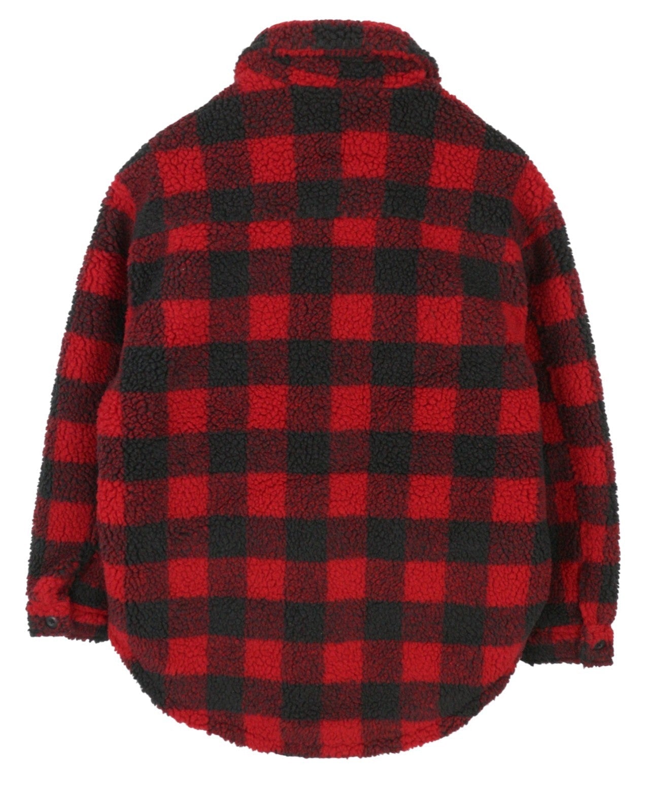 American Eagle Outfitters Giacca da donna morbida con bottoni a quadri rossi