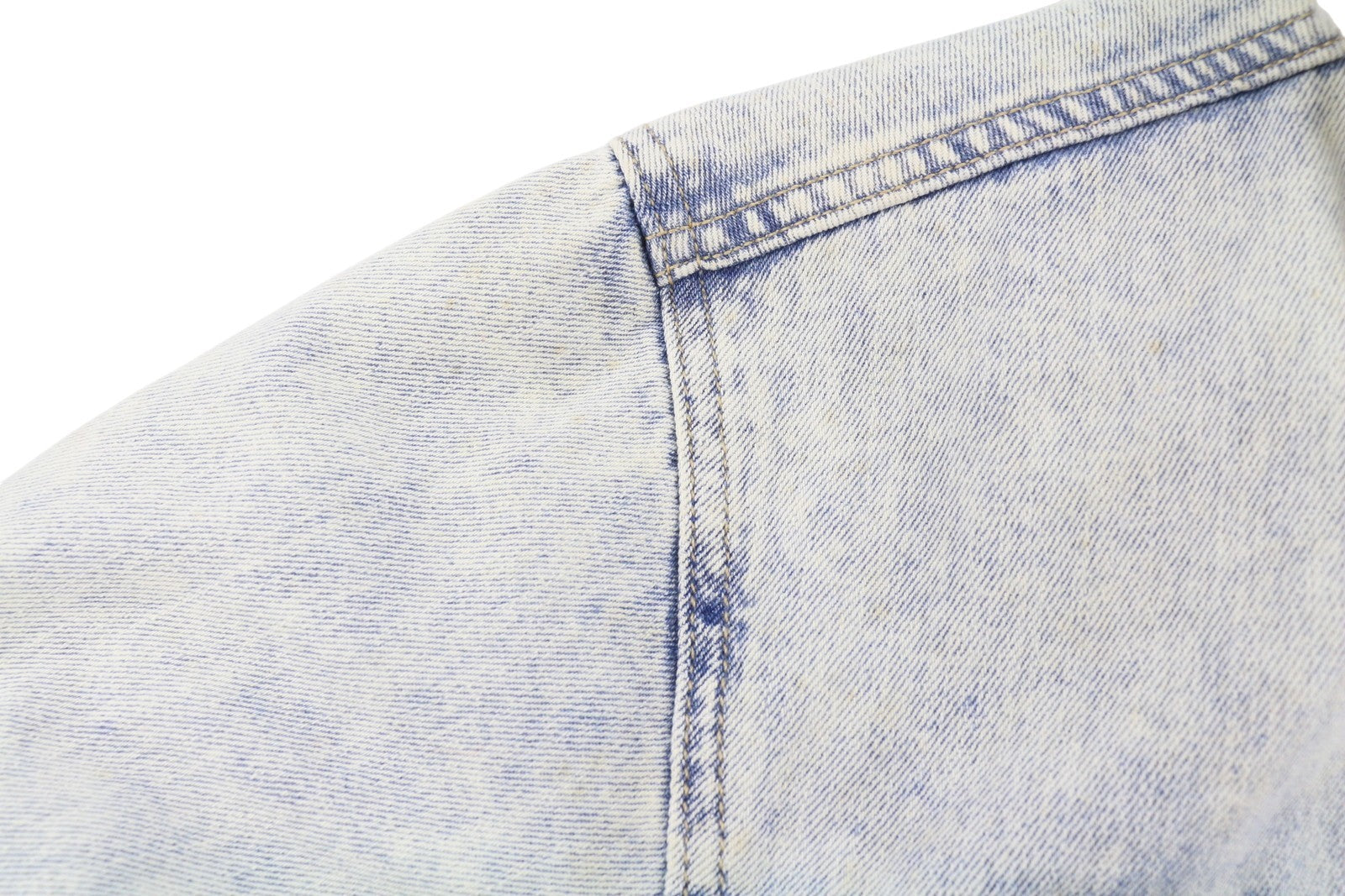 American Eagle Outfitters Women Jacketblue Faded Sherpa Lined Denim Trucker