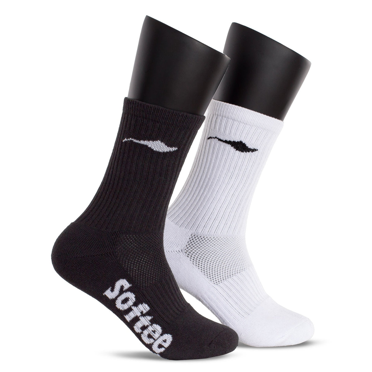 Calcetines Softee Duo Blanco/Negro 35-38