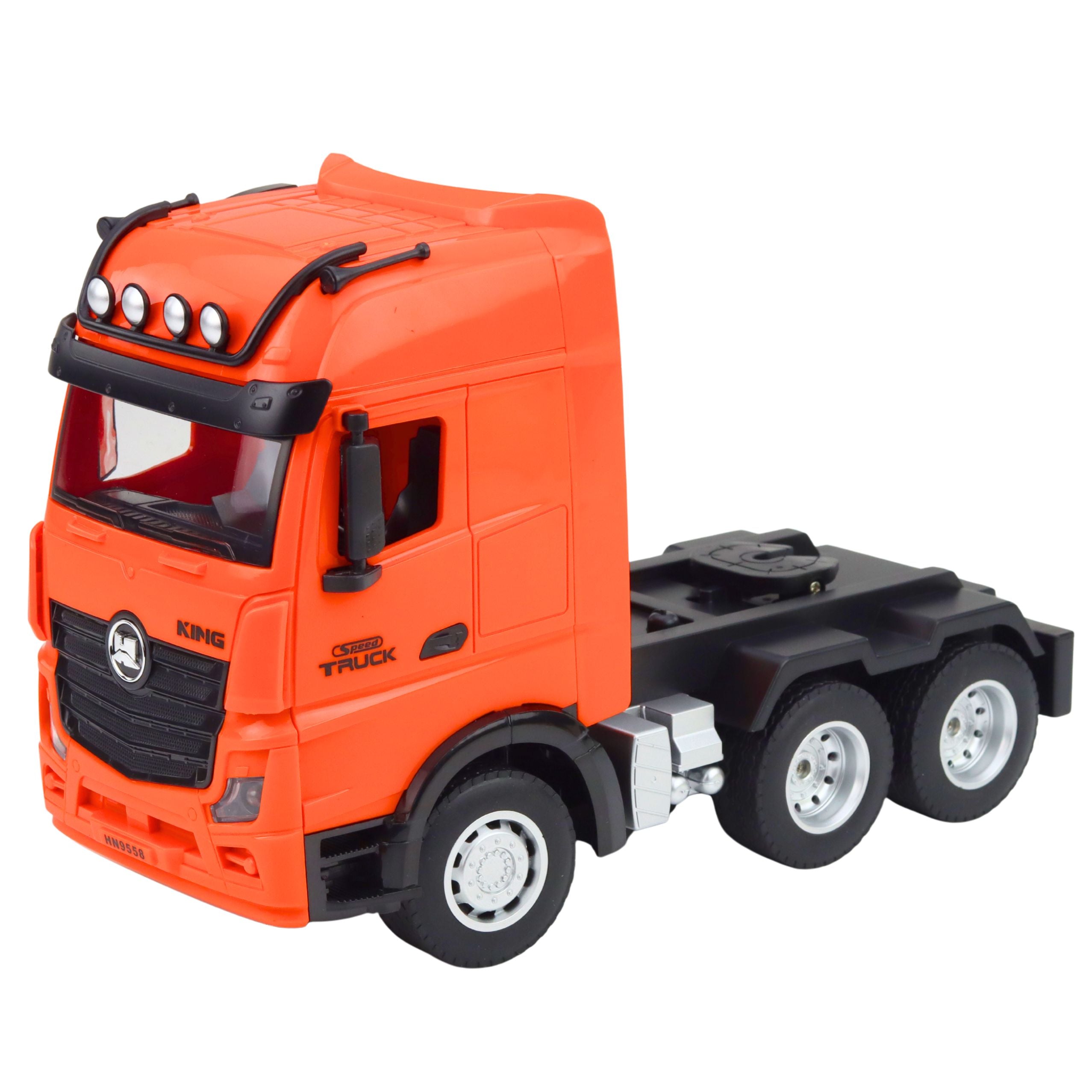 Rc Remote Control Truck With Container Huina Lights And Sounds 1:18