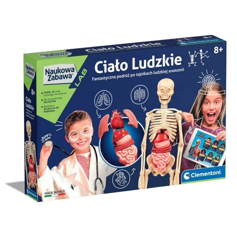 Ciencia Diversión Cuerpo Humano Idioma Polaco Clementoni 60249