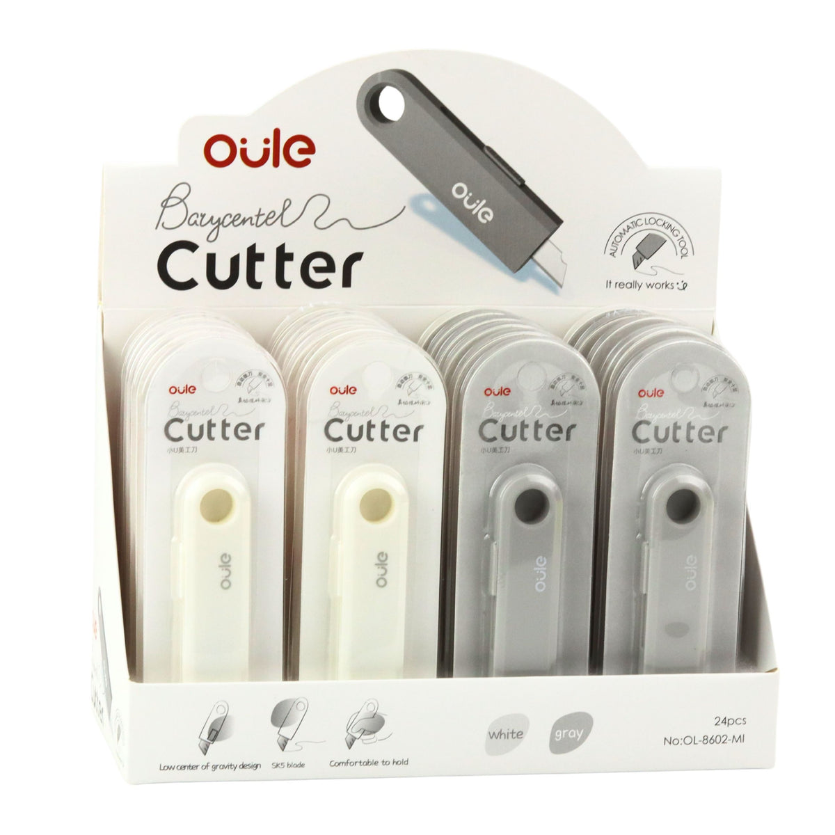 Mini Compact Retractable Cutter For Paper And Foil Mix