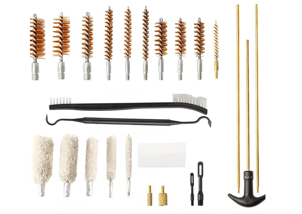 Kit de nettoyage pour pistolet dans un étui Ramrod 28 El