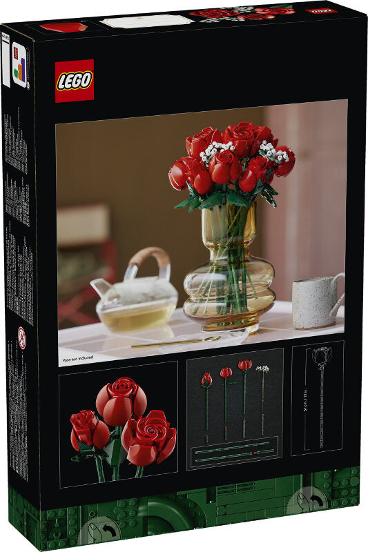 Lego Icons Bouquet Of Roses 822 Pieces 10328