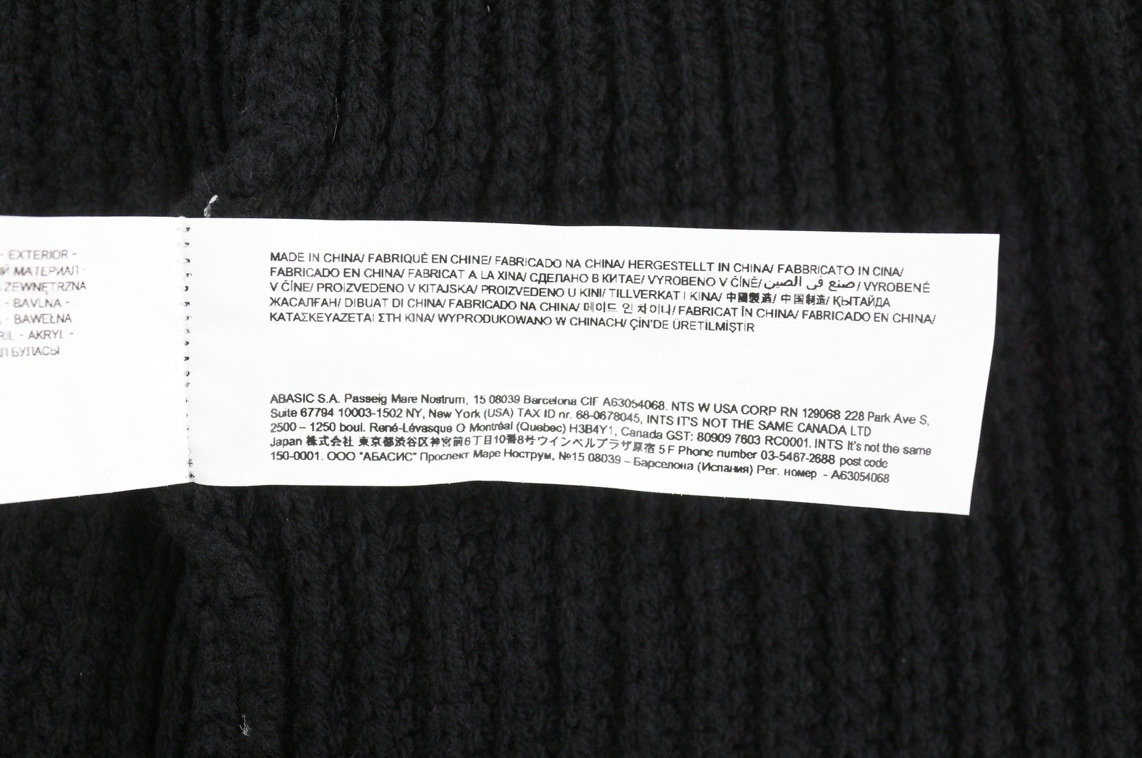 Desigual Jers Larson Damestrui Zwart geborduurd bloemengebreid oversized