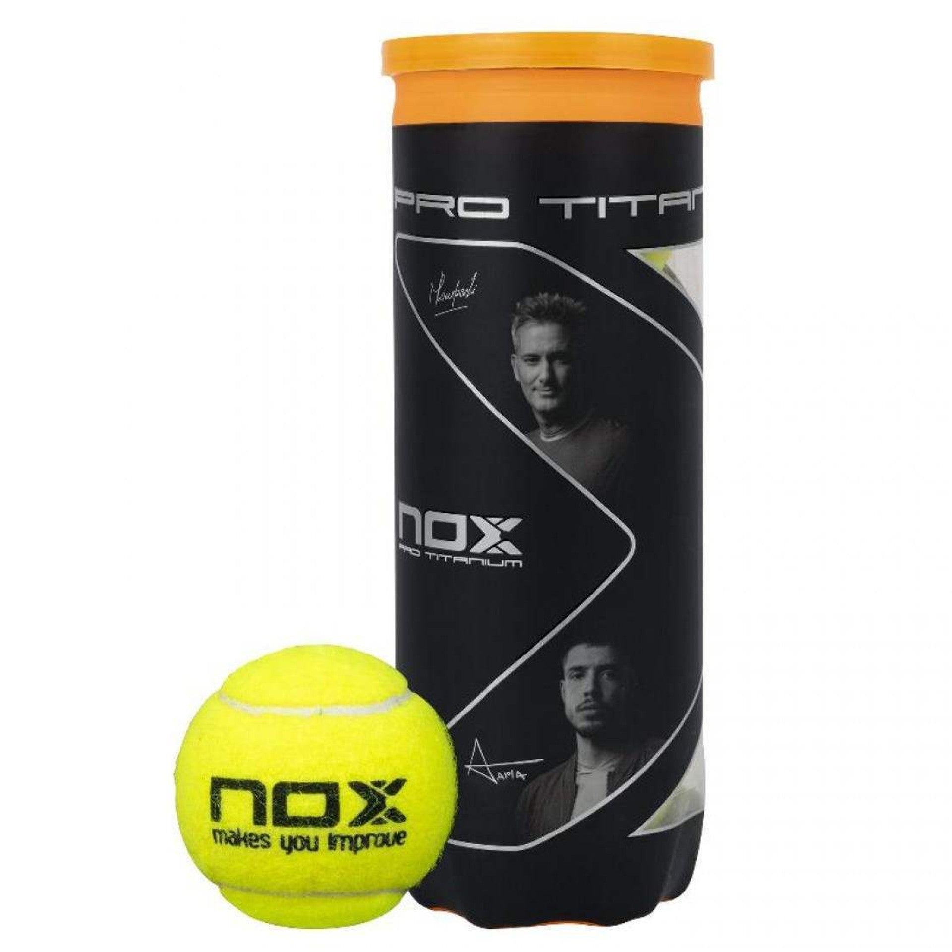 3-pack Nox Pro Titanium Padel Balls