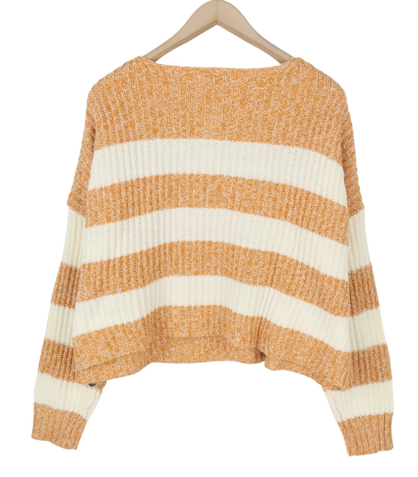 American Eagle Outfitters Damer Jumpermelange Stribet Rundhals Oversized