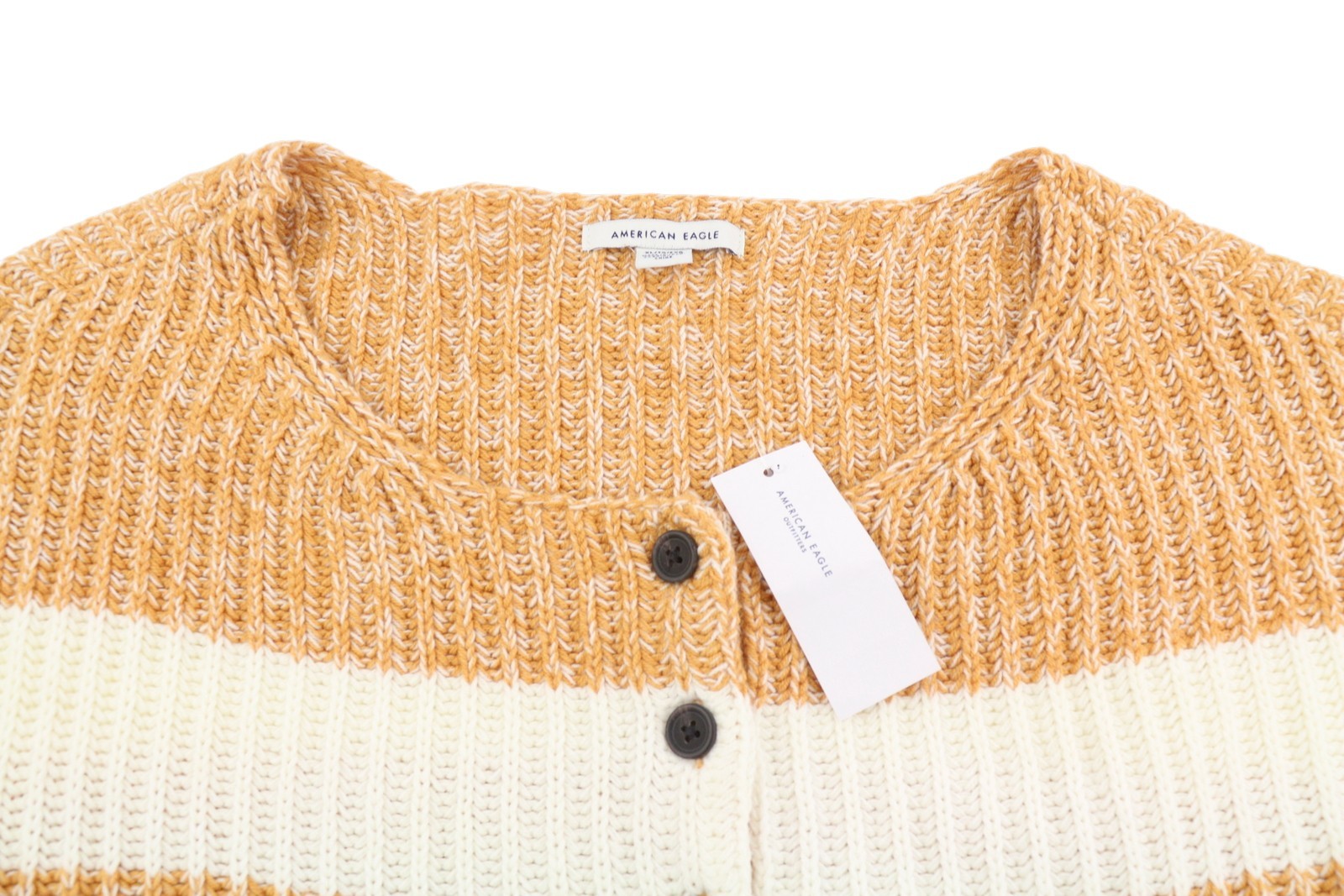 American Eagle Outfitters Damer Jumpermelange Stribet Rundhals Oversized