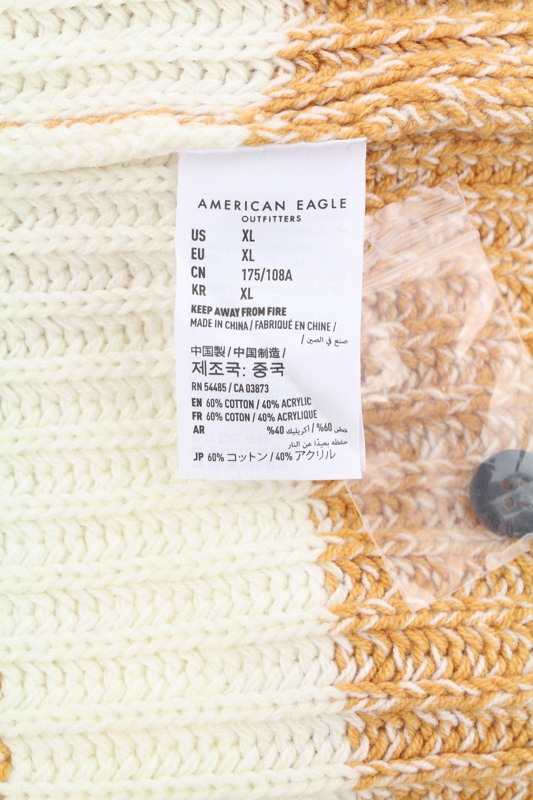 American Eagle Outfitters Damer Jumpermelange Stribet Rundhals Oversized