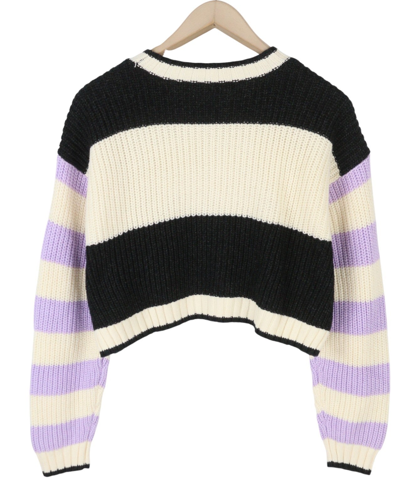 American Eagle Outfitters Donna Jumpercropped Girocollo oversize lavorato a maglia