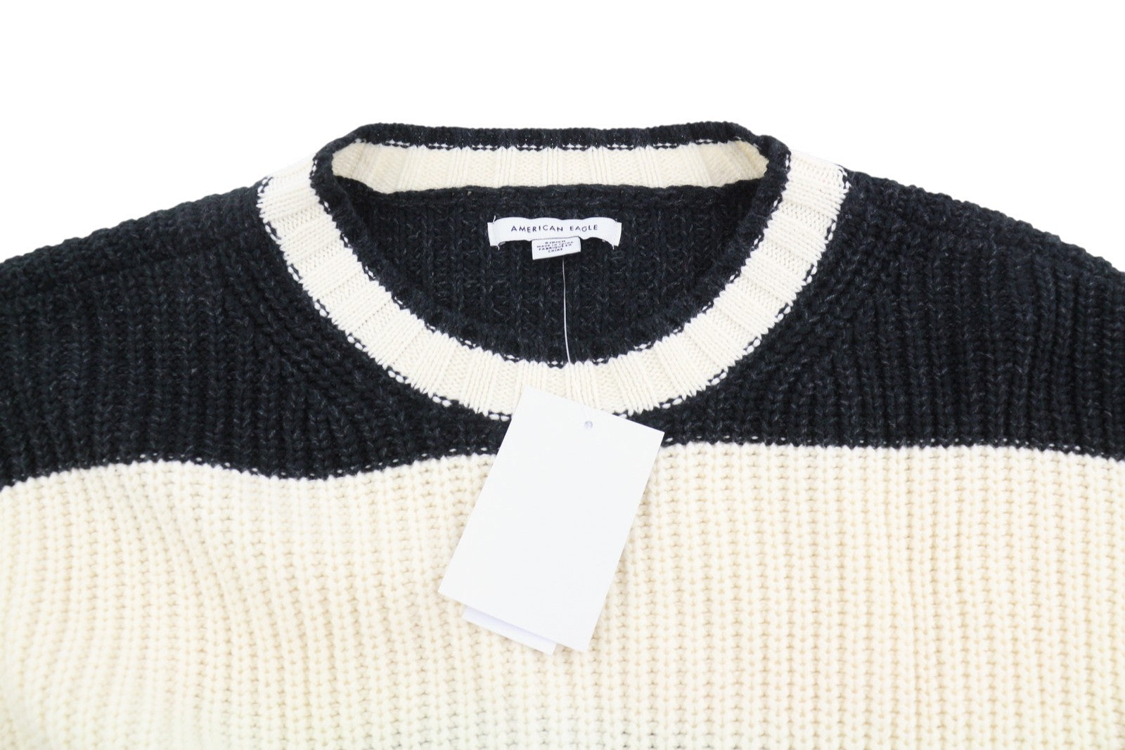 American Eagle Outfitters Donna Jumpercropped Girocollo oversize lavorato a maglia