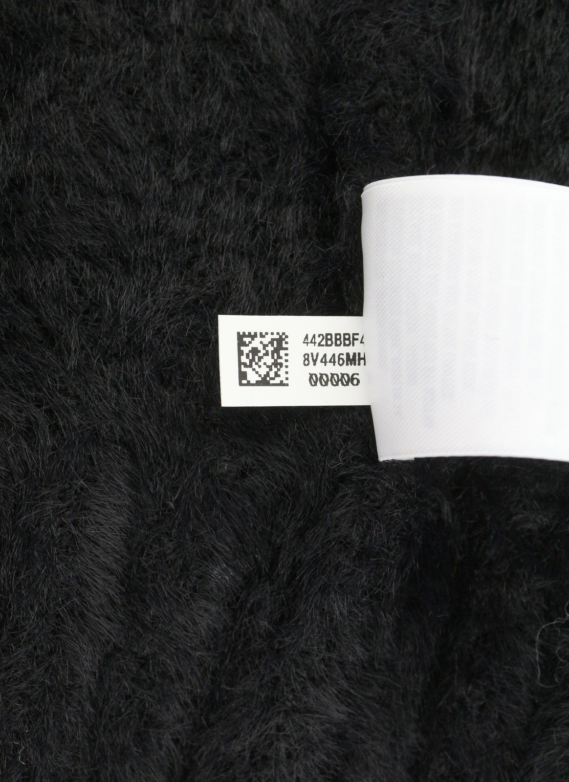 American Eagle Outfitters Women Jumperblack Fuzzy Knit Oversized Cropped