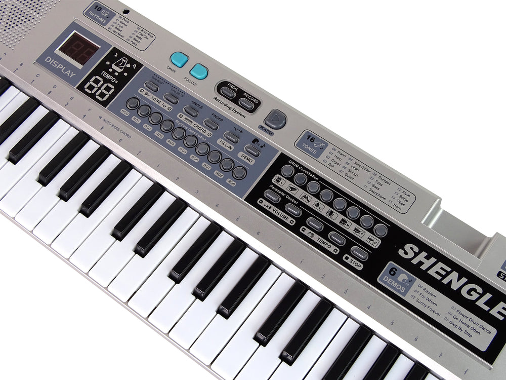 Keyboard Mq-6110 Microphone Organ 61 Keys