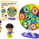 Magnetic Bricks 3d Devil's Mill Carousel 71 Pieces