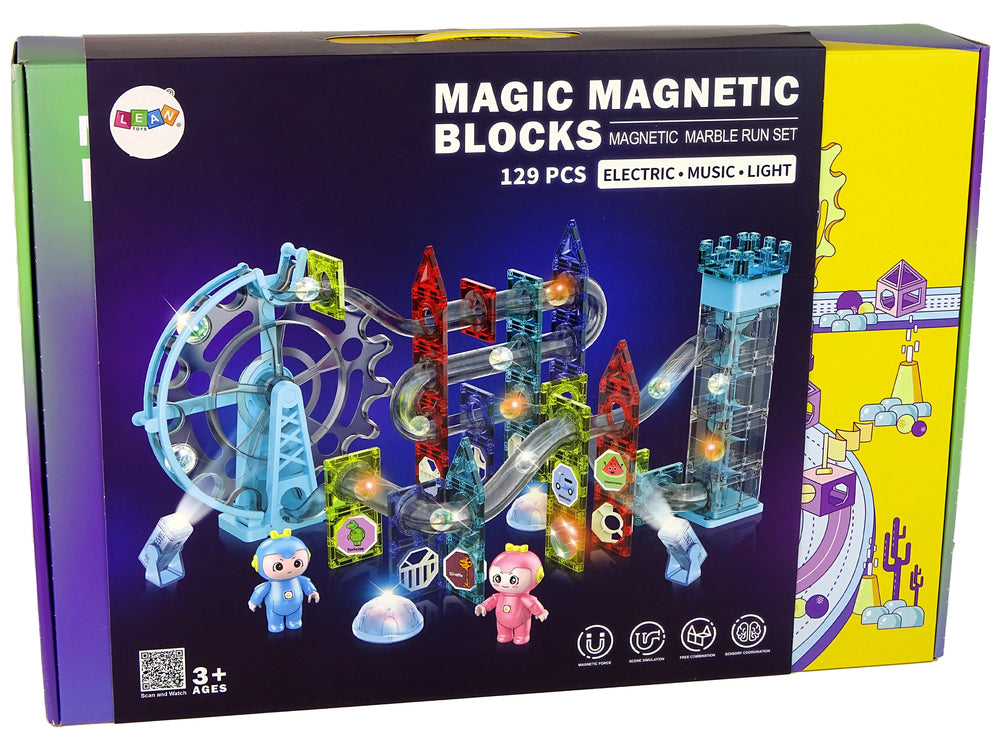 Luminous Ball Slide Magnetic Elevator Devil's Wheel 129 Elements