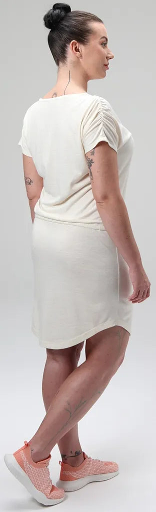 Damenkleid Loap Bugatela Whi Weiß