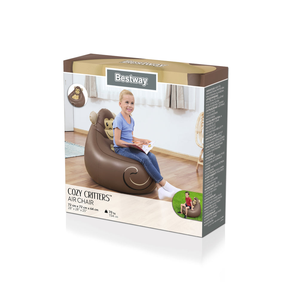 Inflatable Armchair Monkey 72 X 72 X 64 Cm Bestway 75116
