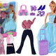Set Doll With Disguise Suitcase Purse Adventure