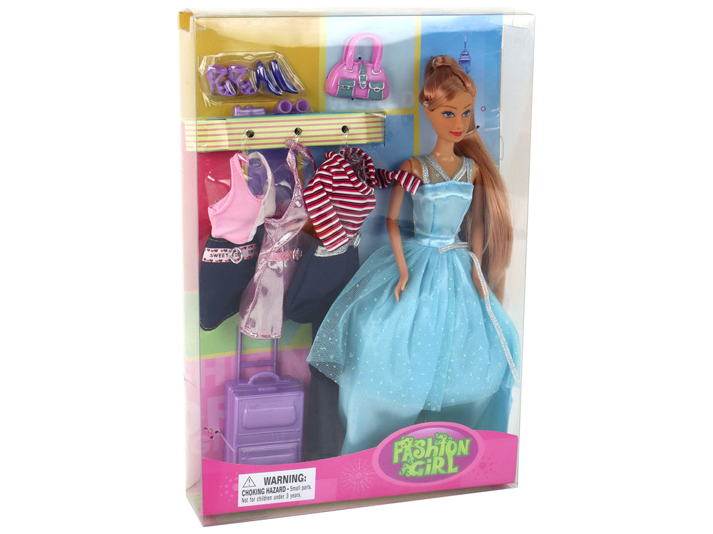 Set Doll With Disguise Suitcase Purse Adventure
