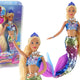 Mermaid Doll Blue Long Blonde Hair Mermaid Tail Sequins