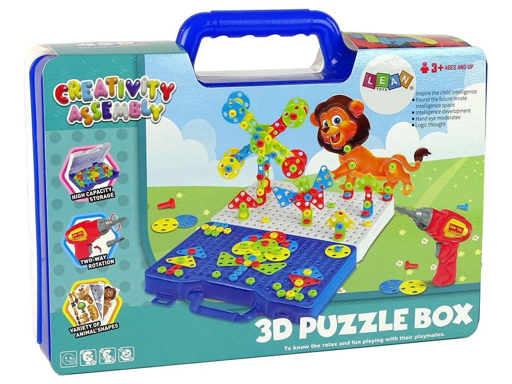 3d Jigsaw Puzzle Set Diy Screwdriver Briefcase