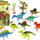 Set Of Dinosaur Figures 9 Pieces Colorful