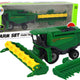 Agricultural Vehicle Combine Harvester Aluminum Green