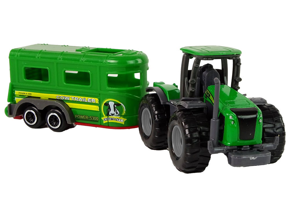 Tractor With Trailer Green