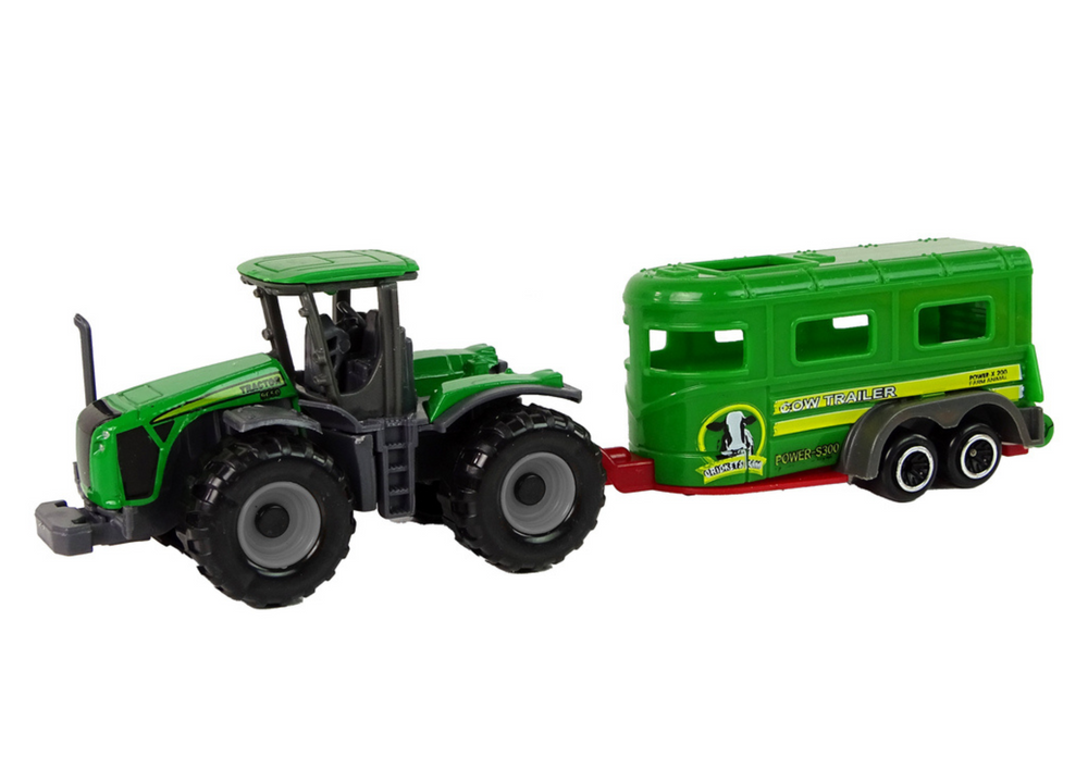 Tractor With Trailer Green