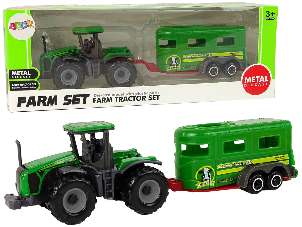 Tractor With Trailer Green