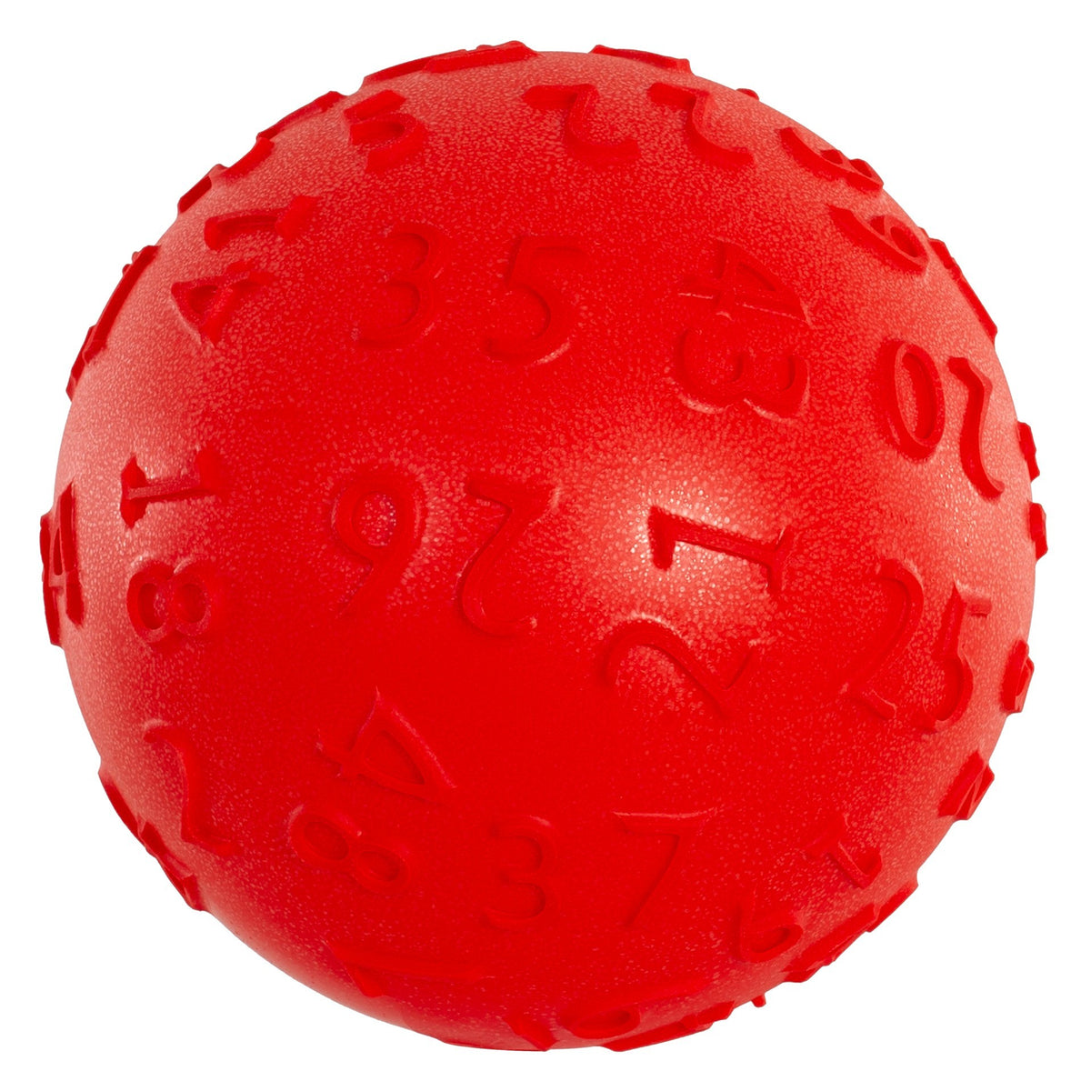 Softee Sensorial Numbers Ball Rojo