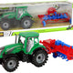 Tractor With Plough Friction Drive Red
