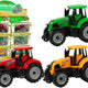 Farm Vehicle Tractor Farm Big Wheels 3 Colors