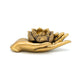 Поставка за чаени свещи Lotus Hand Gold Colored --комплект от 2 бр. - 16,1x8,1x5,5 см