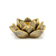 Поставка за чаени свещи Lotus Gold Colored --комплект от 2 бр. - 11,5x11x4,8 см