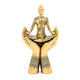 Deco Yoga Meditation Hands Standing Златен цвят - 11.9x6x22.6 Cm