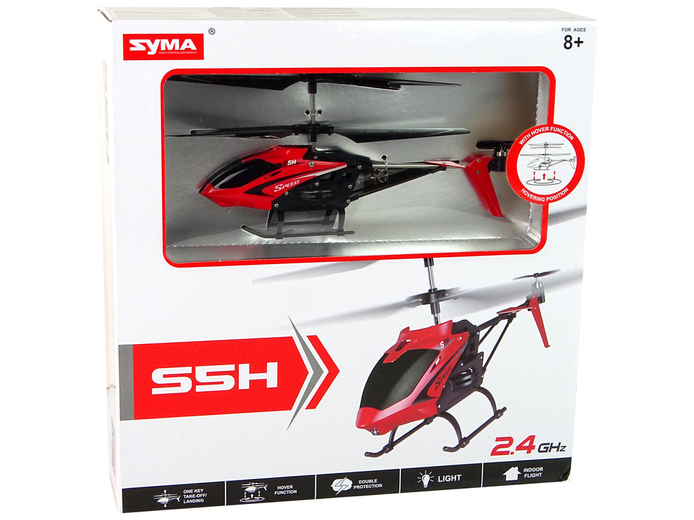Rc Helicopter S5h Syma 2.4g Red