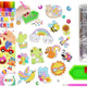 Diamond Embroidery Sticker Set Animals Garden Rainbow Mosaic