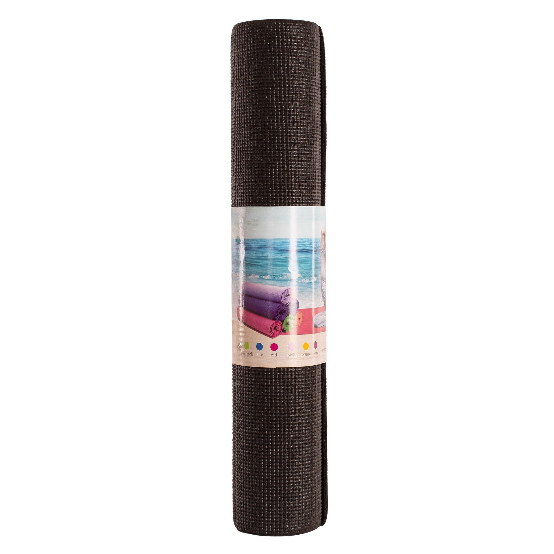 Victoria Yogamåtte 6mm Sort 173X61X06 Cm